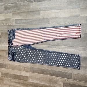 Thrill brand American Flag design jeans